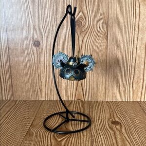 EUC Disney Parks Retired Black Steampunk Mechanical Kingdom Ear Hat Ornament